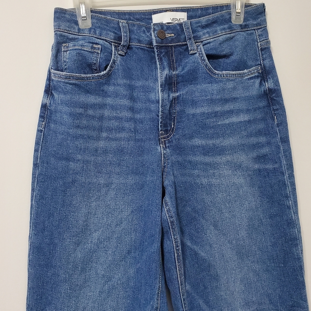 Vervet High-Rise Wide Leg Jeans 28 Waist - Picture 3 of 12